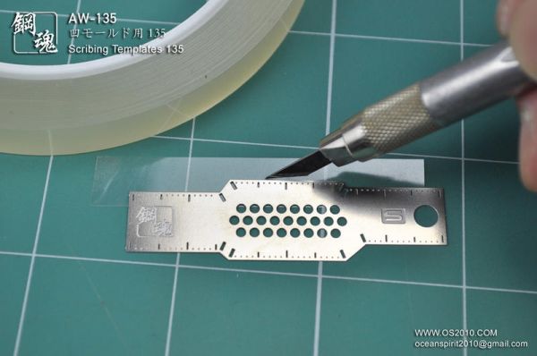 鋼魂 AW-135 刻線輔助工具 <設計刻線便利> 