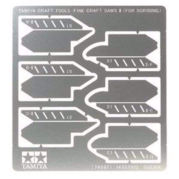 田宮 TAMIYA 74097 蝕刻鋸片 0.1mm 