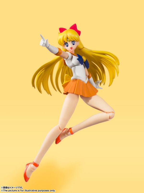萬代 BANDAI 代理版 SHF 美少女戰士 月光仙子 水手金星 動畫配色 