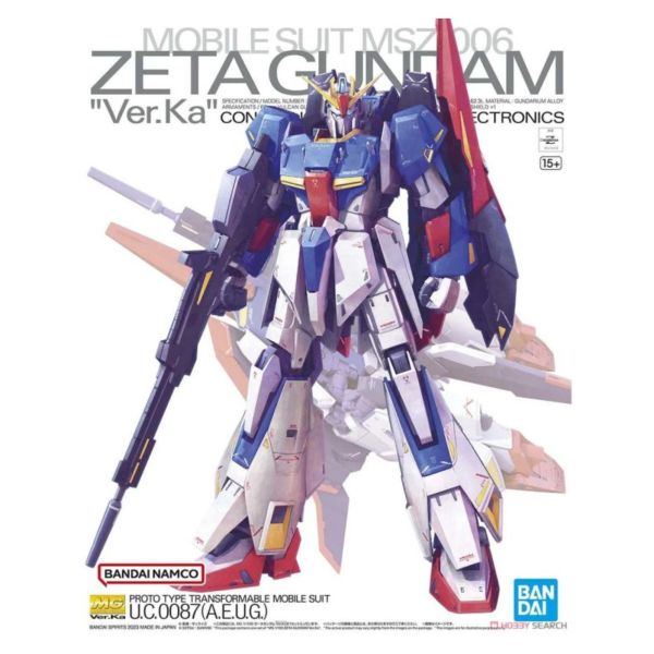 萬代 BANDAI MG 1/100 Z鋼彈 Zeta Gundam Ver.Ka 