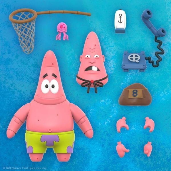 Super 7 海綿寶寶 Patrick 7吋 可動 盒裝 派大星 