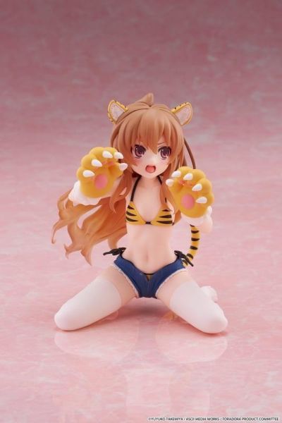 預購10月 TAITO 景品 虎與龍 Desktop Cute 逢坂大河 老虎造型泳裝Ver 