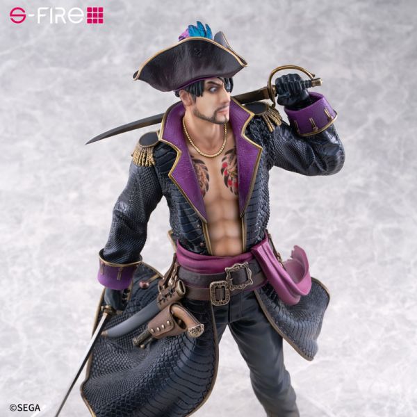 預購26年9月 SEGA S-FIRE 人中之龍8外傳：夏威夷海盜 真島吾朗 真島船長 1/7 