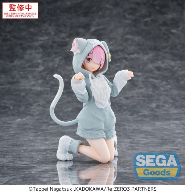 SEGA 景品 Re:從零開始的異世界生活 拉姆 貓貓睡衣Ver. 