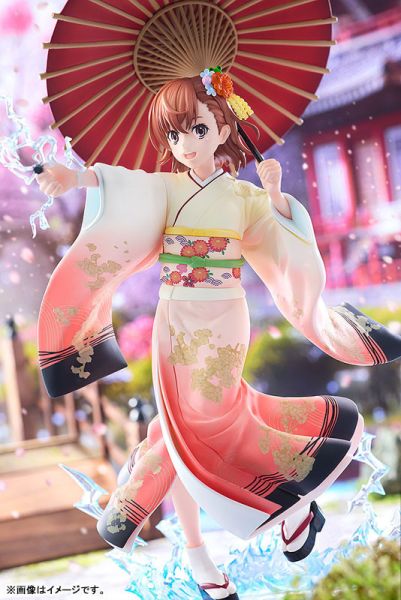 預購26年2月 角川 科學超電磁砲T 御坂美琴 振袖Ver. 1/7 