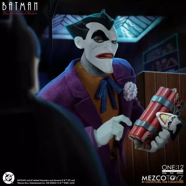預購26年7月 MEZCO Collective 蝙蝠俠：動畫系列 小丑 可動 