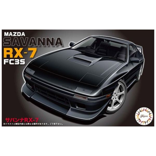 富士美 FUJIMI 1/24 ID-158 046792 馬自達 Savanna RX-7(FC3S) 汽車模型 