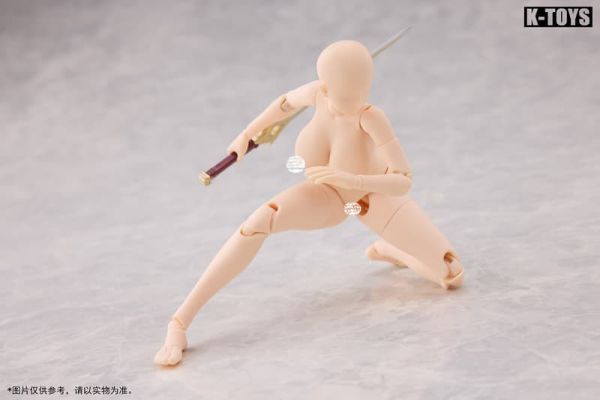 預購10-12月 K-Toys 日漫風 豐滿女素體 KT02A 白膚 1/12 