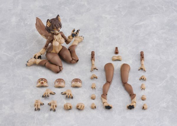預購26年2月 青島 KEMOPLA 獸普拉 1/12 No.KP-02R 日本狼 獸娘 組裝模型 
