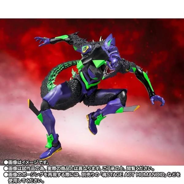預購12月 S.H.MonsterArts 哥吉拉對福音戰士 EVANGELION 初號機 G覺醒形態 