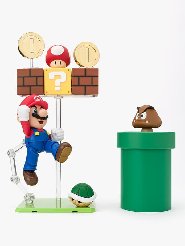 預購26年2月 萬代 SHF SUPER MARIO 超級瑪利歐 關卡場景 
