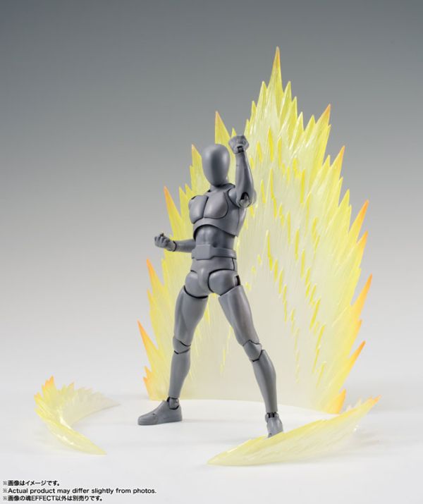 萬代 BANDAI 魂EFFECT 氣場光芒特效 ENERGY AURA 黃ver SHF、可動公仔通用 