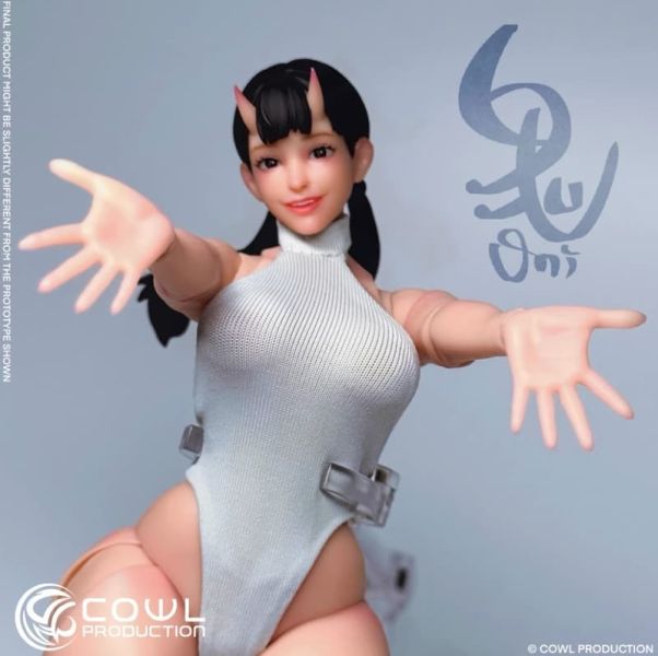 預購Q2 COWL PRODUCTION 鬼 1/12 女兵人素體 鬼女 有妝成品版 