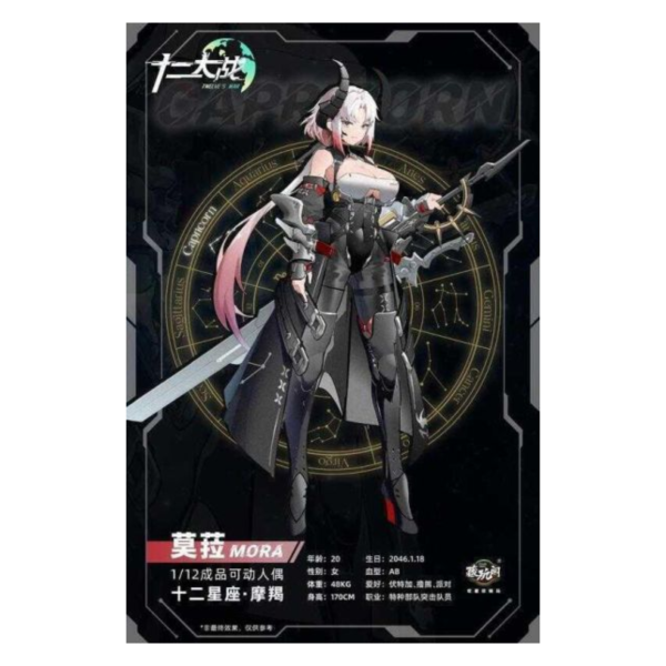 藏玩閣 1/12 TW-XZ001 十二大戰 十二星座 魔羯 莫菈 可動完成品 
