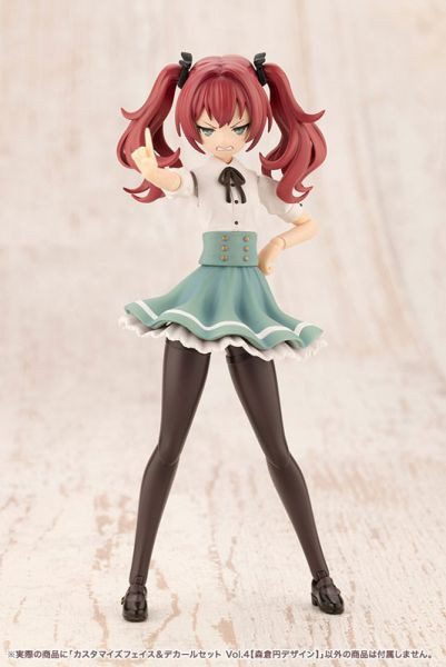 壽屋 KOTOBUKIYA 1/10 創彩少女庭園 自訂臉部＆水貼套組 Vol.4 森倉圓設計 
