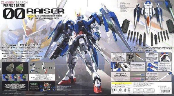 萬代 BANDAI 1/60 鋼彈模型 PG 00鋼彈強化模組強化戰機GN 