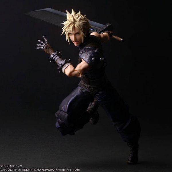 SQEX 史克威爾 PLAY ARTS真 PA真 太空戰士 最終幻想 FF7 克勞德 