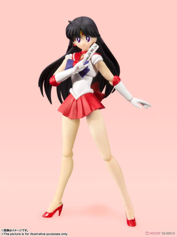 萬代 BANDAI 代理版 SHF 美少女戰士 月光仙子 水手火星 火野麗 動畫配色 