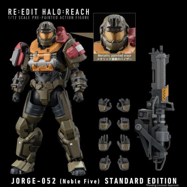 預購25年6月 千值練 RE:EDIT 1000Toys HALO 最後一戰 JORGE-052 貴族5號 