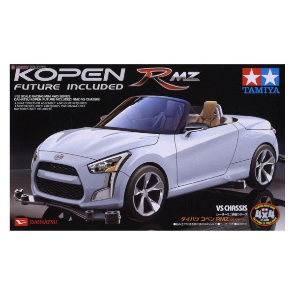 田宮 TAMIYA  18081 大發Copen RMZ（VS底盤） 四驅車 