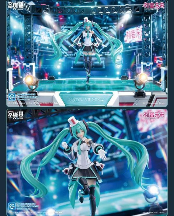 (盒損)聖斯基X初音未來 SSKMIKU01 初音未來 唱響未來公式服(附初回特典) 組裝模型 