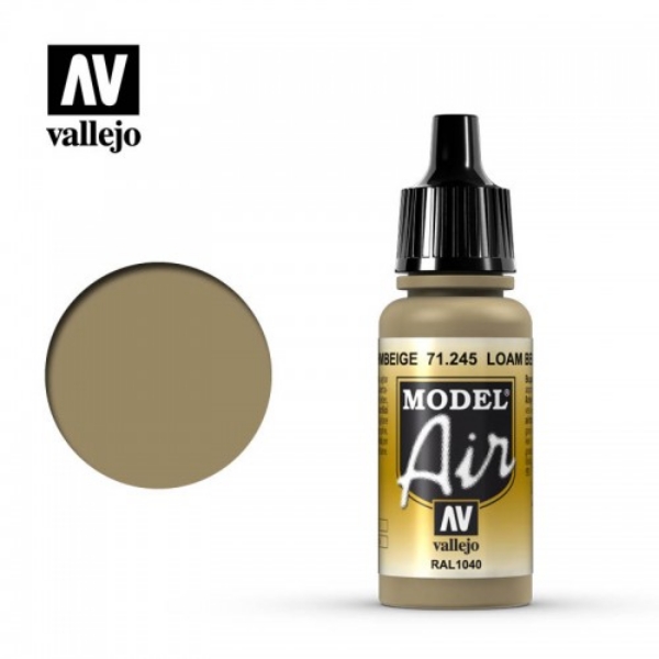 西班牙 Vallejo AV水性漆 Model Air 71245 土壤棕色 17ml 