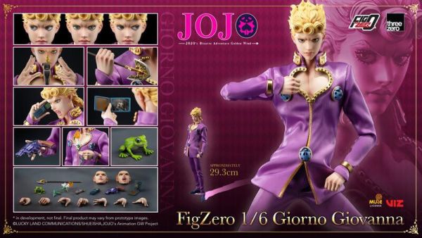 預購第四季 threezero JOJO的奇妙冒險：黃金之風 喬魯諾 喬巴拿 