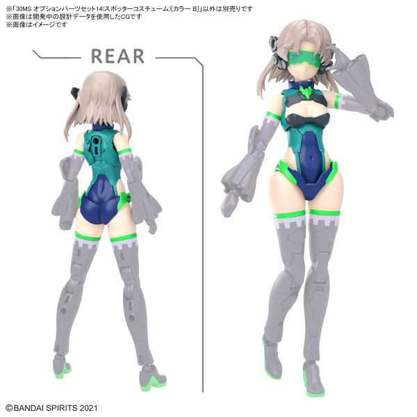 萬代 30MS 組裝少女輕作戰 配件套組14（觀測裝）[顏色B] 組裝模型 