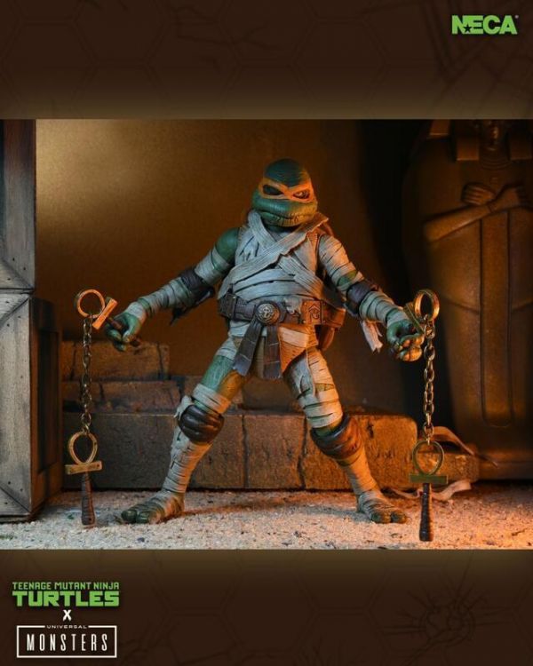 NECA NE-54187 忍者龜 米開朗基羅 木乃伊Ver 可動 