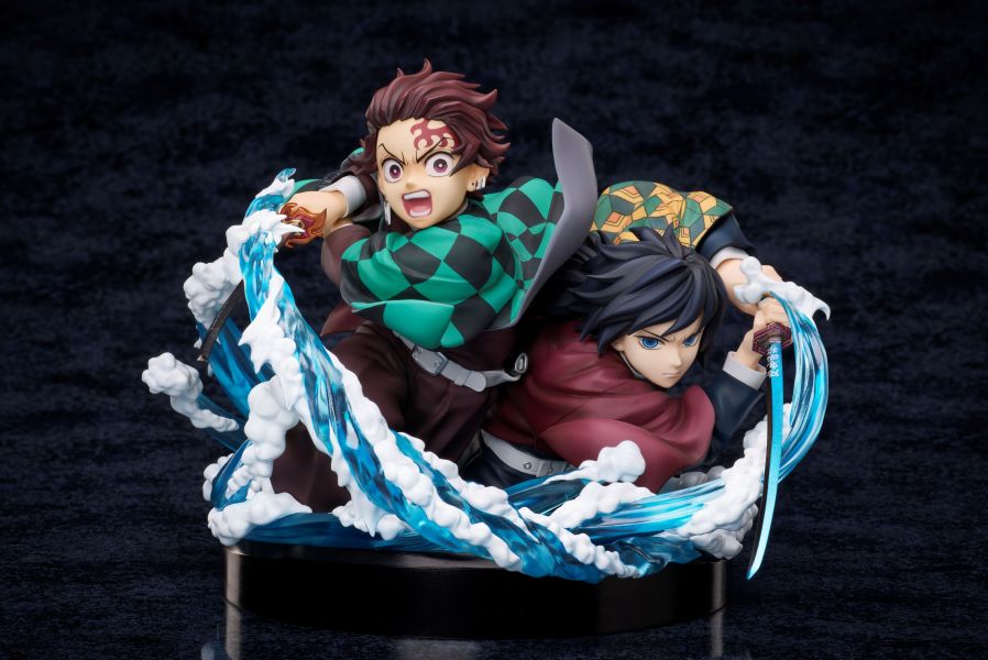 預購26年2月 Aniplex 鬼滅之刃 竈門炭治郎&富岡義勇 無比例模型 