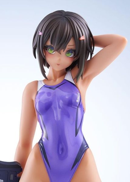 預購9月 HJ限定 AMAKUNI ARMS NOTE 水泳部的部長 1/7 紫泳裝 