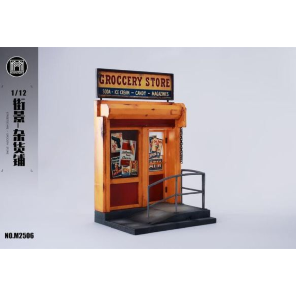 預購9月 mmmtoys 1/12 場景地台 M2506 街景雜貨鋪 1/12人偶適用 