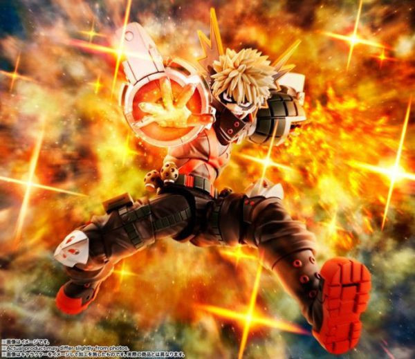 萬代 代理版 S.H.F 我的英雄學院 爆豪勝己 可動完成品 