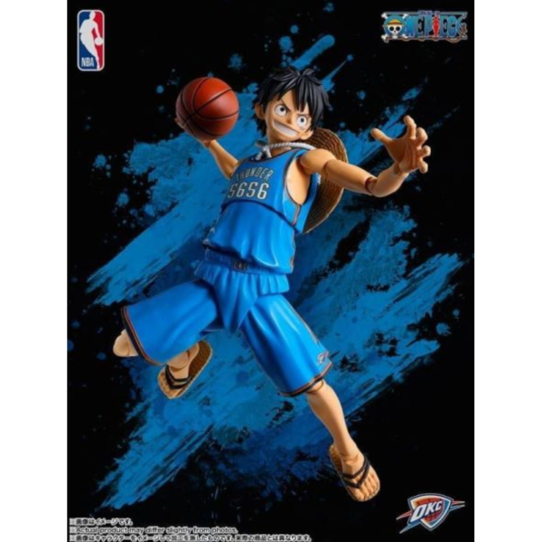 預購27年2月 代理 S.H.F SHF 海賊王 航海王 × NBA 魯夫 THUNDER 雷霆 ver 