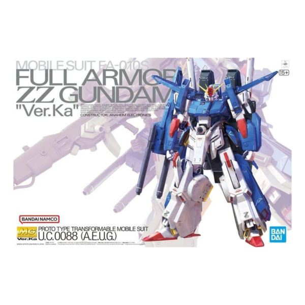 萬代 組裝模型 MG 1/100 ZZ鋼彈 全裝甲ZZ鋼彈 Ver. Ka 