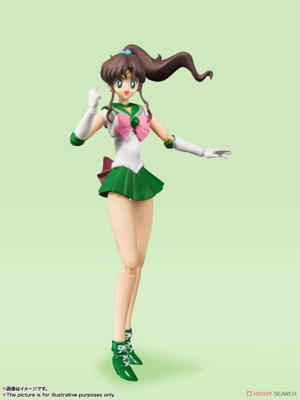 萬代 BANDAI 代理版 SHF 美少女戰士 月光仙子 水手木星 動畫配色 