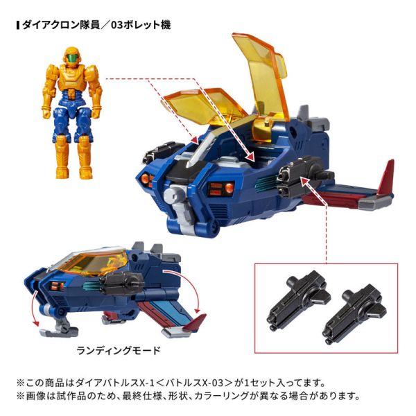 預購26年1月 TAKARATOMY DA-119 迪亞戰鬥X-1 戰鬥X-3 