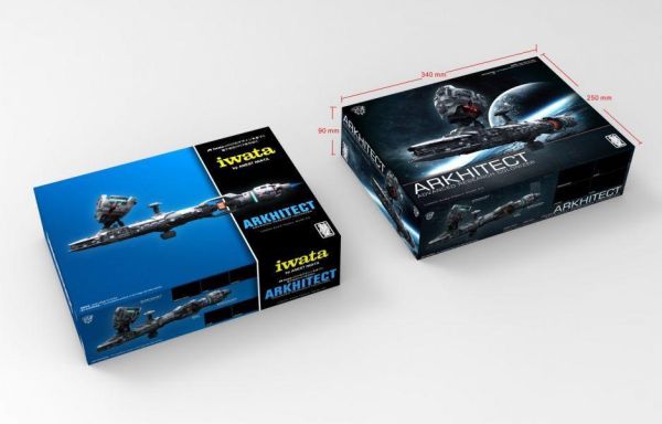 麒聖模型 創造者號 星際探索飛船 iwata 噴筆型 組裝模型 <授權商品> 