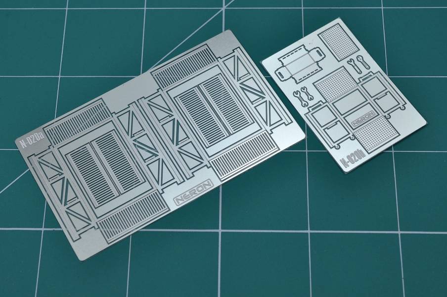 NERON N-020 1/64民用場景用品 儲物架 - 兩張蝕刻片 