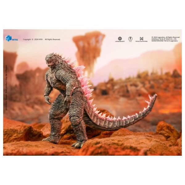海雅 哥吉拉大戰金剛2 帝國崛起哥吉拉evolved 粉色背脊 18cm EBG0412 