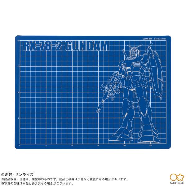 原廠授權版 Sun Star 機動戰士鋼彈 切割墊 RX-78-2鋼彈 初鋼 28*20CM 