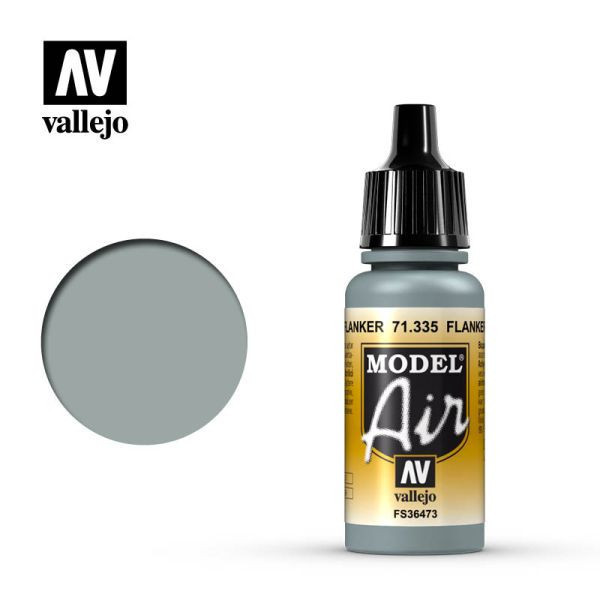 西班牙 Vallejo AV水性漆 Model Air 71335 側翼淺灰色  17ml 