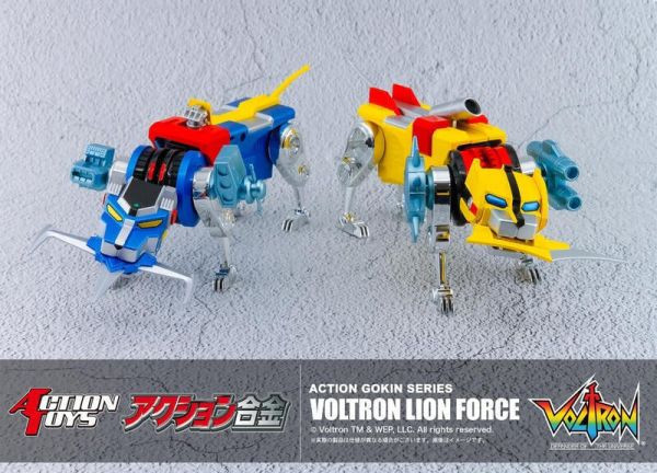 ActionToys 合金 Voltron Lion Force  五獅合體 百獸王 附特典 