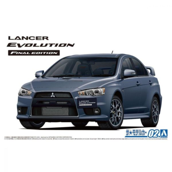 預購12月 青島 1/24 #2 三菱 Lancer Evolution CZ4A 最終版 '15 組裝 