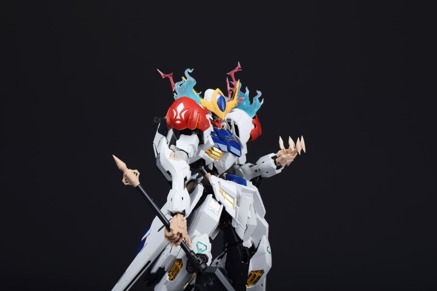 新月 MG天狼型獵魔鋼彈-特效件 透明/青藍色 