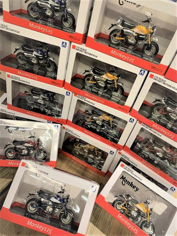 青島社 AOSHIMA 1/12 本田 Honda Monkey125 (已完成展示品) 