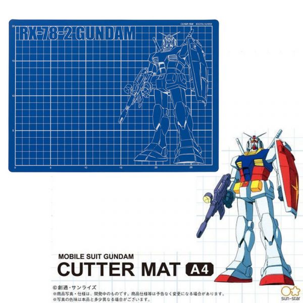 原廠授權版 Sun Star 機動戰士鋼彈 切割墊 RX-78-2鋼彈 初鋼 28*20CM 
