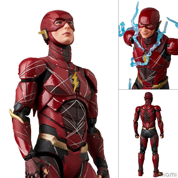Medicom Toy MAFEX 閃電俠 史奈德剪輯版ver 16cm 可動公仔 