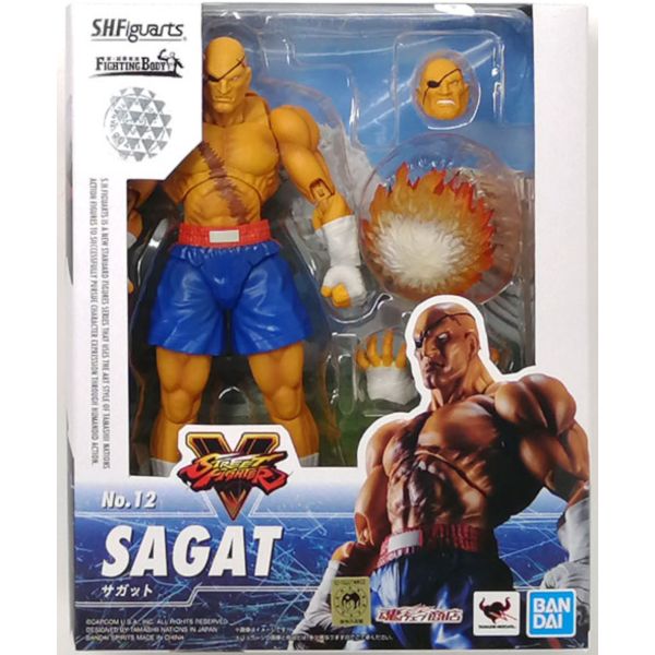 萬代 BANDAI 代理版 S.H.F SHF 快打旋風 沙貝特 沙卡特 SAGAT 