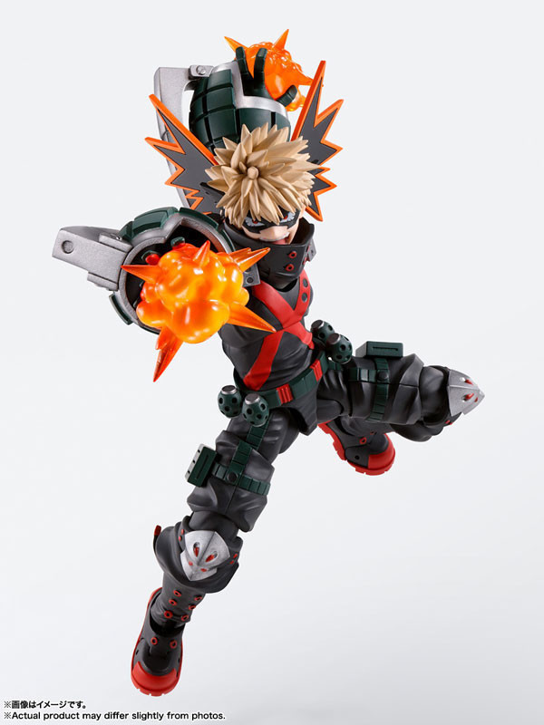 萬代 代理版 S.H.F 我的英雄學院 爆豪勝己 可動完成品 